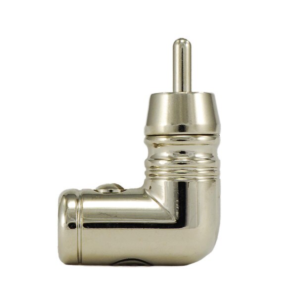 RCA Male Right Angle Connectors BC Series 5 Pack